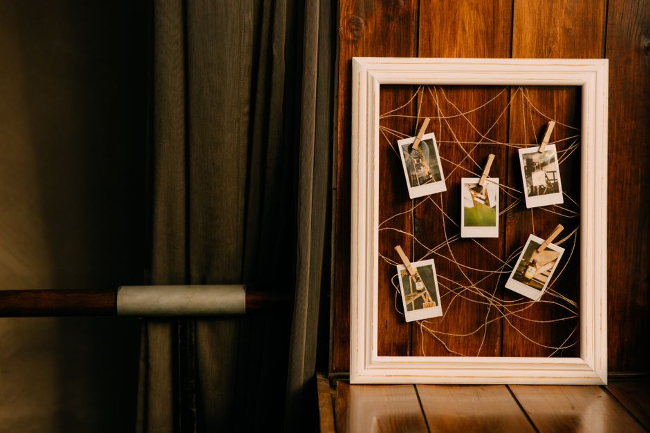 Inspirerende 9-luik collage met familie- en vakantiefoto's.