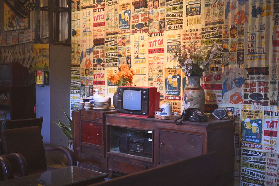 Hedendaagse woonkamer met retro-texturen. Hedendaagse woonkamer met retro-texturen.